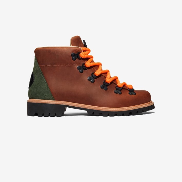 Timberland 78 Hiker x Nina Chanel - color: brown/green/orange